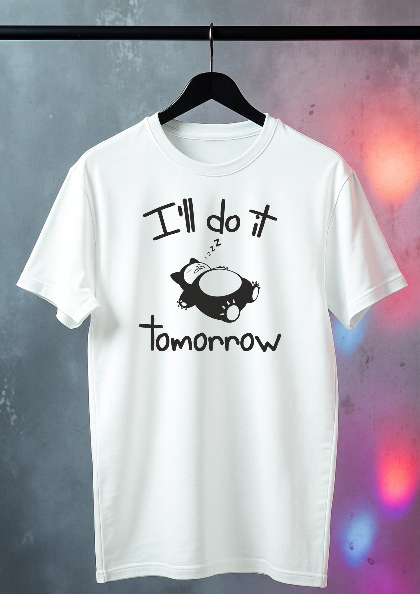 T-shirt Unisex I'll do it Tomorrow – 100% Cotone